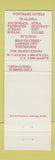 Matchbook Cover - Westmark Hotel Alaska Yukon AK