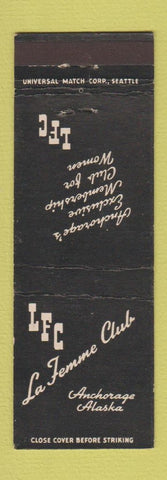 Matchbook Cover - La Femme Club Anchorage AK