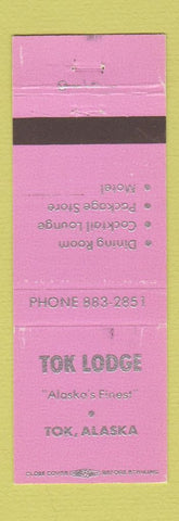 Matchbook Cover - Tok Lodge Tok AK