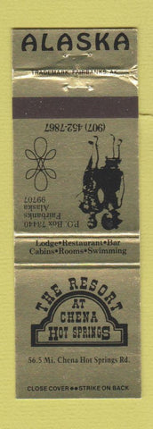 Matchbook Cover - The Resort Chena Hot Springs AK WEAR #1