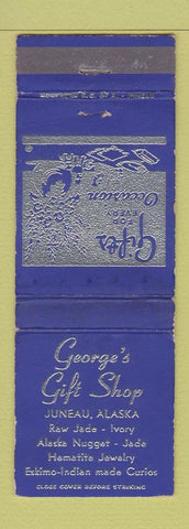 Matchbook Cover - George's Gift Shop Juneau AK WEAR