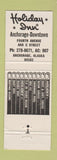 Matchbook Cover - Holiday Inn Anchorage AK WEAR