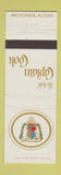 Matchbook Cover - Hotel Captain Cook Anchorage AK