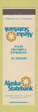 Matchbook Cover - Alaska State Bank Anchorage Fairbanks Kenai AK