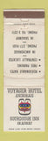 Matchbook Cover - Voyager Hotel Anchorage AK Sourdough Inn WORN