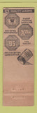 Matchbook Cover - Macmillan oil gas CROWN WEAR