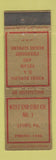 Matchbook Cover - West End Fire Company Stowe PA low phone # Federal WEAR