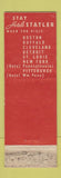 Matchbook Cover - Hotel William Penn Pittsburgh PA Federal