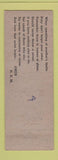 Matchbook Cover - Pennsylvania Hotel Annville PA ADVANCE spaghetti