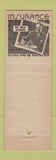 Matchbook Cover - Clarence Thorn Insurance Los Angeles CA KING MIDAS