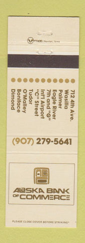 Matchbook Cover - Alaska Bank of Commerce AK