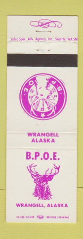 Matchbook Cover - Elks Lodge Wrangell AK