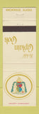 Matchbook Cover - Hotel Captain Cook Anchorage AK