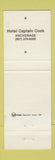Matchbook Cover - Hotel Captain Cook Anchorage AK