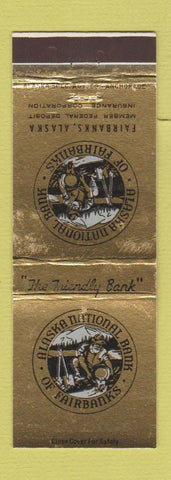 Matchbook Cover - Alaska National Bank Fairbanks AK WEAR