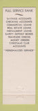Matchbook Cover - Alaska State Bank Anchorage Fairbanks Kenai AK