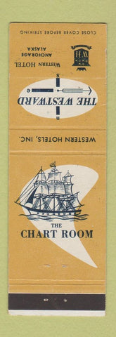 Matchbook Cover - Westward Hotel Anchorage AK Chart Room