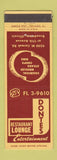 Matchbook Cover - Dontes Restaurant Lounge Broadview IL