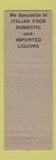 Matchbook Cover - The So Ho Restaurant Springfield IL Joe Maero