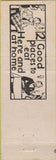 Matchbook Cover - Henry's Cafe Basset CA pinup