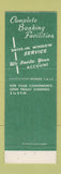 Matchbook Cover - Elmhurst National Bank IL