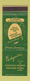 Matchbook Cover - Esquire Cocktail Lounge Danville IL