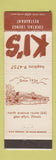 Matchbook Cover - Ki's Restaurant Glen Ellyn IL