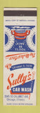 Matchbook Cover - Sully's Car Wash Chicago IL