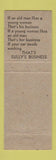 Matchbook Cover - Sully's Car Wash Chicago IL