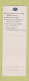 Matchbook Cover - Executive House Hotel Chicago IL
