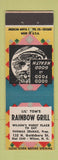 Matchbook Cover - Lil Tom's Rainbow Grill Wilson NC Thomas Zrakas