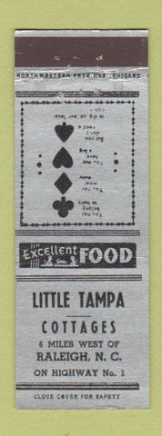 Matchbook Cover - Little Tampa Cottages Raleigh NC