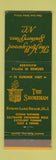 Matchbook Cover - The Shoreham Hollywood Southern Pines NC Spring Lake Beach NJ