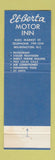Matchbook Cover - El Berta Motor Inn Wilmington NC
