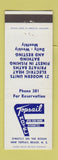 Matchbook Cover - Topsail Motel New Topsail Beach NC low phone #