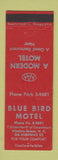 Matchbook Cover - Blue Bird Motel Winston Salem NC