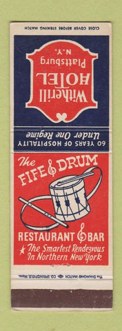 Matchbook Cover - Witherill Hotel Plattsburg PA
