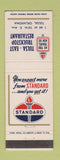 Matchbook Cover - Standard oil gas Tulsa East OK