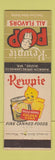 Matchbook Cover - Kewpie Fanned Food Pop Flavors Sussex WI Mammoth Spring