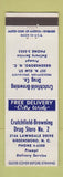 Matchbook Cover - Crutchfield Browning Drug Store Greensboro NC