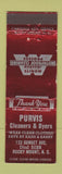 Matchbook Cover - Purvis Cleaners Dyers Rocky Mount NC WEAR