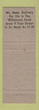 Matchbook Cover - Smith Esso oil gas restaurant Roanoke VA