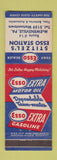 Matchbook Cover - Esso oil gas Stitzel's McEwensville PA