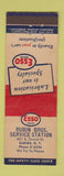 Matchbook Cover - Esso oil gas Rubin Bros Elmira NY
