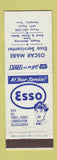 Matchbook Cover - Esso oil gas Memphis TN Oscar Mabe