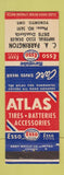 Matchbook Cover - Esso oil gas CA Parrington Toronto ON Atlas Tires Batteries