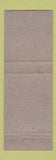 Matchbook Cover - Esso oil gas Woodrow Long's Chattanooga TN