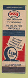 Matchbook Cover - Esso oil gas Standard Oil Shreveport LA
