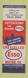 Matchbook Cover - Esso oil gas Fred Byrd Chattanooga TN