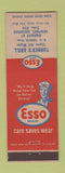 Matchbook Cover - Esso oil gas Turner's Newport AR low phone #